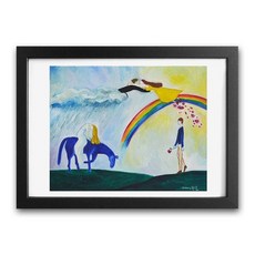 올뉴프레임 일러스트액자 The meeting, MDF블랙