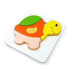 原木動物立體拼圖 烏龜, 龜