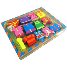 happytown 原木穿線 C型 衣物, 1個