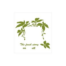 디자인수풀 캐릭터스티커 싱그런, 라임올리브