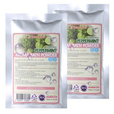 홈로즈 바스파우더, 페퍼민트, 2개, 50g