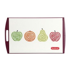 스마트 양면 도마, 흰색,와인, 1개
