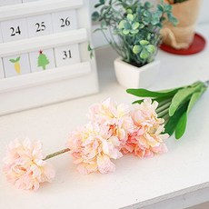 행복한마을 생화같은 조화 부쉬, 1개, 핑크