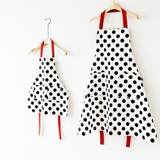 도트레코드 Dot Strings Apron 세트, 레드, 1세트, 1개