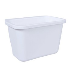 싱크대 걸이 쓰레기통, 화이트, 1개