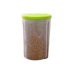 3분할 원통형 보관함, 그린, 1개