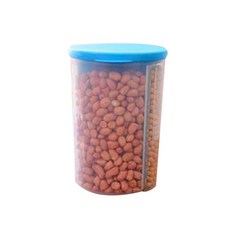 3분할 원통형 보관함, 블루, 1개