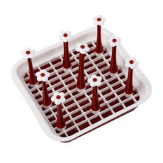 컵 홀더 스토리지 사각, 레드, 1개