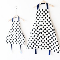 도트레코드 Dot Strings Apron 세트, 블루, 1세트, 1개