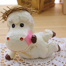 牛造型存錢罐 11*13cm, 1 個