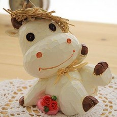 River Green乳牛存錢筒花束少年乳牛, 1 個