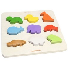 마스터키즈 원목퍼즐, 동물, MK0613, 1개