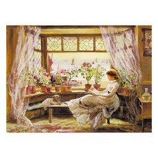 閱讀的少女(PL 1286) 1000片, 1000件, 73.5 x 51 厘米, 1個