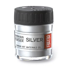 신한화구 Silver Powder 포스터칼라, 은분, 2개, 1색, 30ml