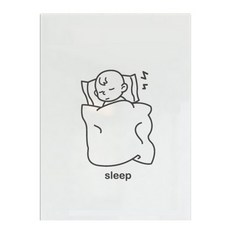 컬러 안개시트 키즈카페 슬리핑 베이비, SP-C241