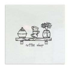 彩色霧面貼咖啡架, SP-C238