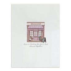 彩色霧面玻璃貼 愛心小舖, SP-C212