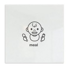 彩色霧面貼 兒童咖啡廳 用餐時間 寶寶, SP-C244