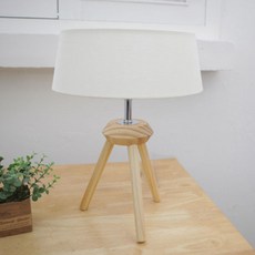 Hareus B型原木檯燈, 木頭