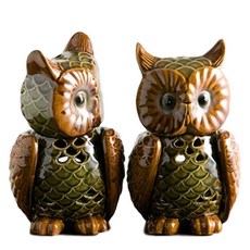 이진샵 그린부엉이등잔SET, 2개