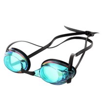 AQUWIN 彩虹鏡面競賽泳鏡 CR40RVM, RVGN/AQBK, 1個