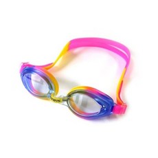 AQUWIN 兒童用鼻帶可調式泳鏡 CJ50, 藍粉色
