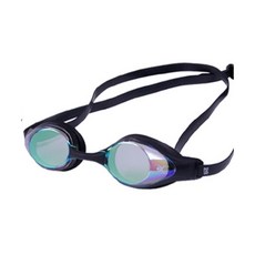 AQUWIN 專業選手用彩虹鏡面鍍膜泳鏡 CR500RVM, RVGD/SMBK