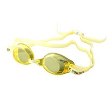 AQUWIN 選手用泳鏡 CR36G, 黃色