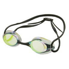 AQUWIN 彩虹鏡塗層競技泳鏡 CR34RVM, RVGD/SMBK