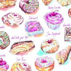 냅킨아트 Ambiente Yummy Cakes 냅킨 20매, 1세트