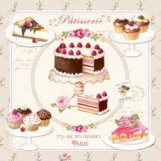 독일 디자인 냅킨 Sweet Moments, 혼합 색상, 20개