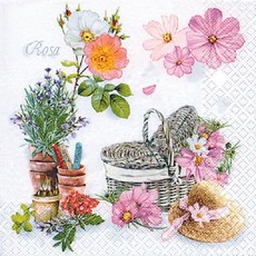 HF Romantic Garden 211367 일회용냅킨, 20개, 1개