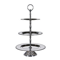 까사미아 론다 3단트레이 0191153, 실버, 1개