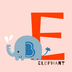 아트조이 명화그리기 20 x 20cm, E-ELEPHANT, 1개