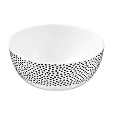 casamia 點紋瓷碗, 白色的