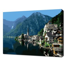 ECO SOLE DIY油漆 FX8001 哈爾施塔特湖畔小鎮 4050, 1個