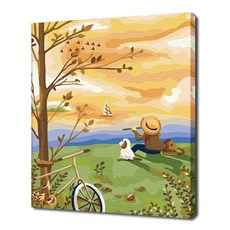 ECO SOLE 自助油漆 BX0048 吹笛子的少年 2030, 混色, 1組