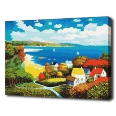 ECO SOLE DIY彩繪 村莊風景 3040, 單一顏色, 1個