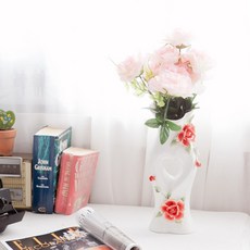 Mind Mirror 浪漫花瓶, 紅玫瑰, 1 個