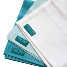 MAISONTEXTILE 粉色系餐巾6入組, 土耳其藍, 6條