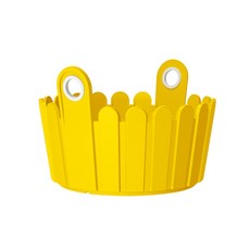 엠사 원형화분커버 소, 옐로우