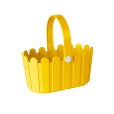 엠사 바구니화분커버, 옐로우, 1개