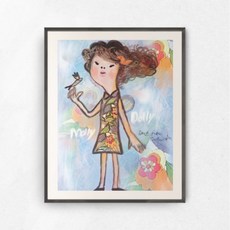 헬로우아티스트 몰리돌리갤러리액자, 블랙