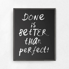 HelloArtist 英文圖案掛畫 8號 410*525mm, 黑色