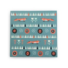 mallang LUNA 狐狸圖案帆布裝飾掛畫