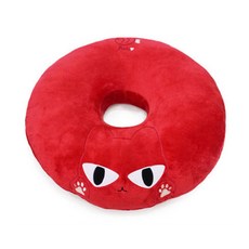 ANINARA 甜甜圈靠墊, Ara(紅色), 1個