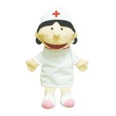 kkumi-nara 豐滿的口腔職業手偶人物木偶, 護士