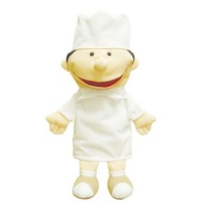 kkumi-nara 豐滿的口腔職業手偶人物木偶, 廚師