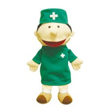 kkumi-nara 豐滿的口腔職業手偶人物木偶, 醫生