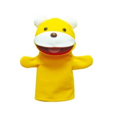 kkumi-nara 豐滿的手偶, 熊, 12*24cm